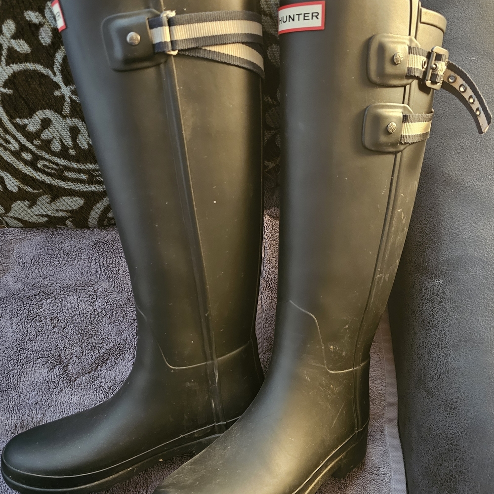 Hunter Black Women's Winter & Rain Boots